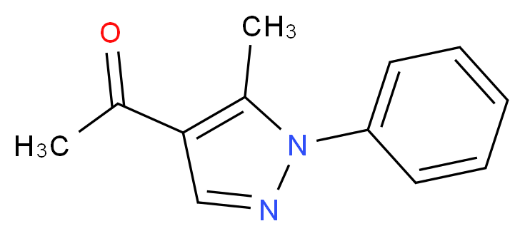 1-(5-methyl-1-phenyl-1H-pyrazol-4-yl)ethan-1-one_Molecular_structure_CAS_6123-63-3)