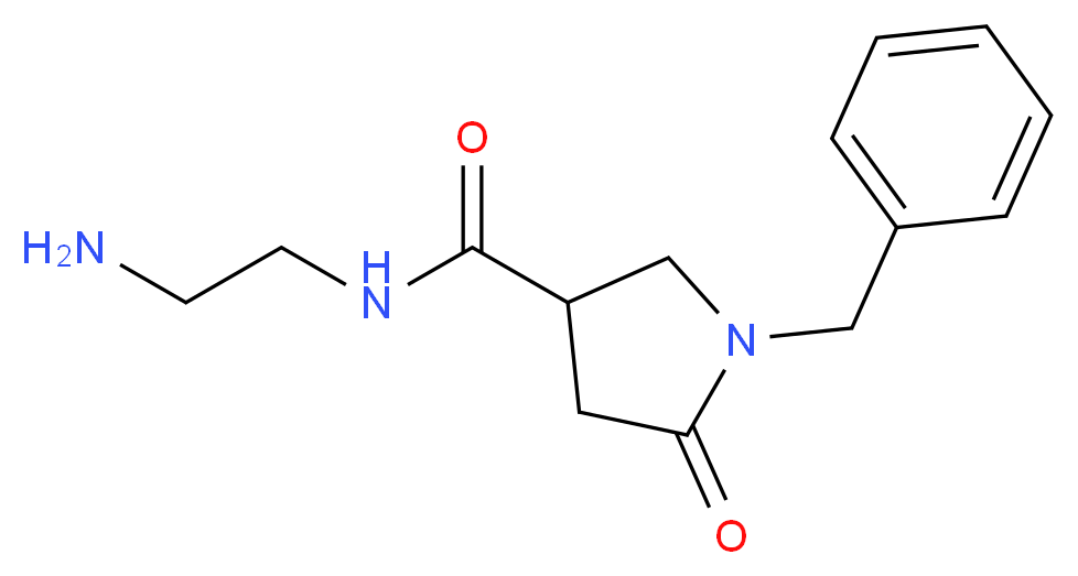 N-(2-aminoethyl)-1-benzyl-5-oxopyrrolidine-3-carboxamide_Molecular_structure_CAS_)
