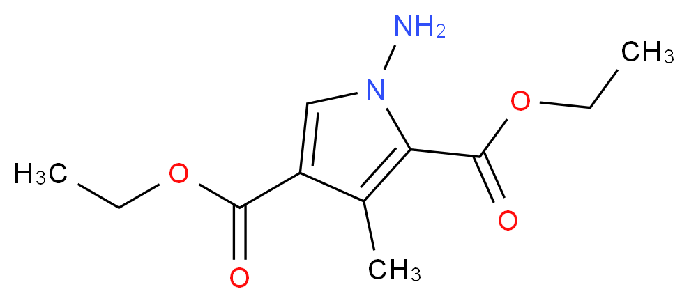 DIETHYL 1-AMINO-3-METHYL-1H-PYRROLE-2,4-DICARBOXYLATE_Molecular_structure_CAS_427878-69-1)