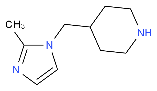 4-[(2-methyl-1H-imidazol-1-yl)methyl]piperidine dihydrochloride_Molecular_structure_CAS_)