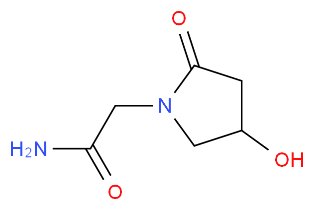 2-(4-hydroxy-2-oxopyrrolidin-1-yl)acetamide_Molecular_structure_CAS_)