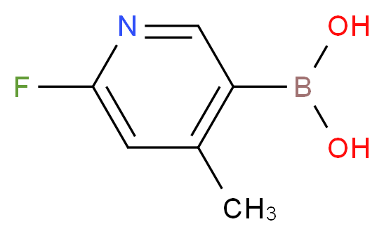 2-Fluoro-4-methylpyridine-5-boronic acid_Molecular_structure_CAS_1072944-18-3)