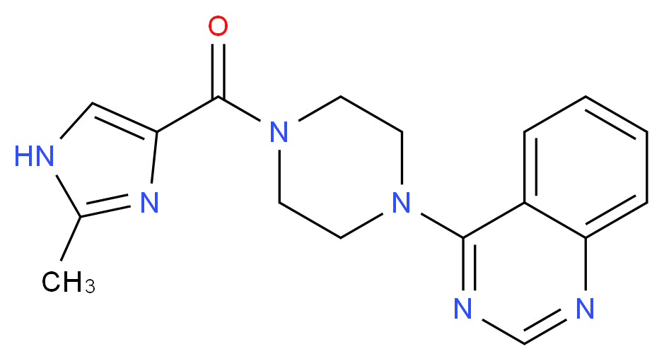 4-{4-[(2-methyl-1H-imidazol-4-yl)carbonyl]-1-piperazinyl}quinazoline_Molecular_structure_CAS_)