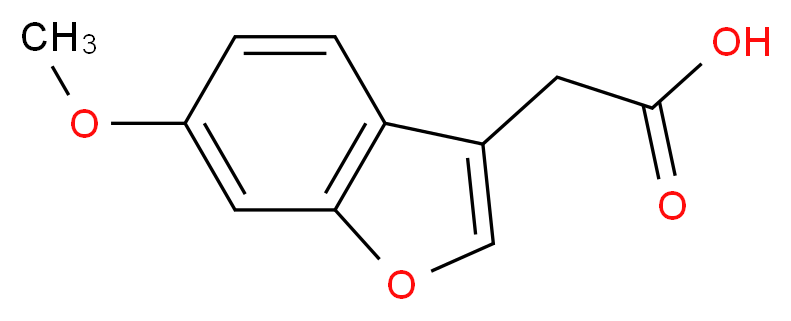 2-(6-methoxy-1-benzofuran-3-yl)acetic acid_Molecular_structure_CAS_69716-05-8)