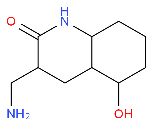 3-(aminomethyl)-5-hydroxy-decahydroquinolin-2-one_Molecular_structure_CAS_)