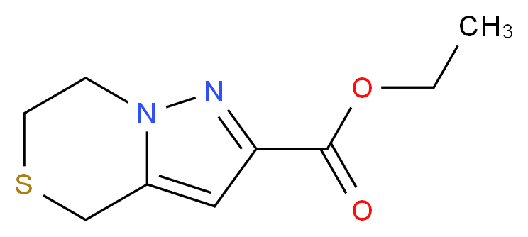Ethyl 6,7-dihydro-4H-pyrazolo[5,1-c][1,4]thiazine-2-carboxylate_Molecular_structure_CAS_623564-59-0)