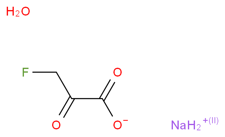 3-Fluoropyruvic acid sodium salt hydrate_Molecular_structure_CAS_345909-33-3)