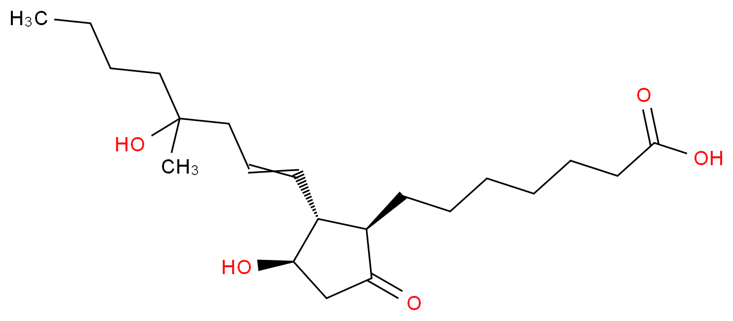 Misoprostol free acid_Molecular_structure_CAS_112137-89-0)