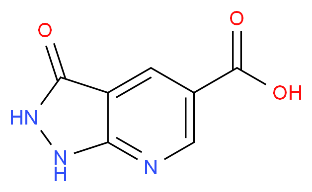 3-oxo-2,3-dihydro-1H-pyrazolo[3,4-b]pyridine-5-carboxylic acid_Molecular_structure_CAS_)