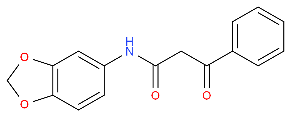 N-Benzo[1,3]dioxol-5-yl-3-oxo-3-phenyl-propionamide_Molecular_structure_CAS_)