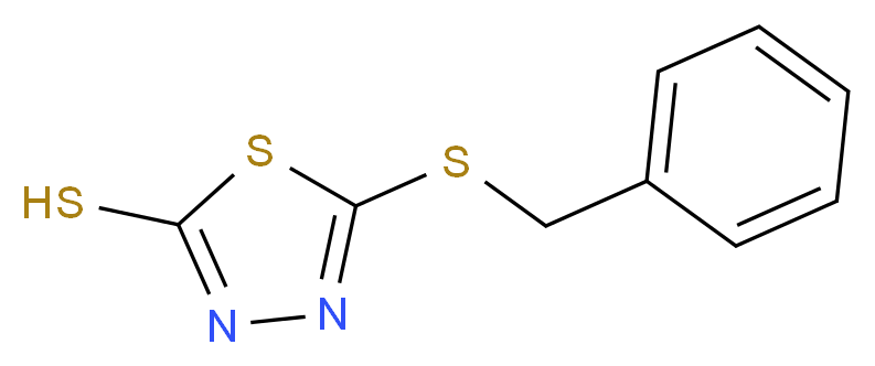 5-(Benzylsulfanyl)-1,3,4-thiadiazole-2-thiol_Molecular_structure_CAS_4858-36-0)