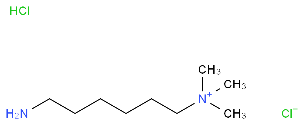 (6-Aminohexyl)trimethylammonium Chloride Hydrochloride_Molecular_structure_CAS_)