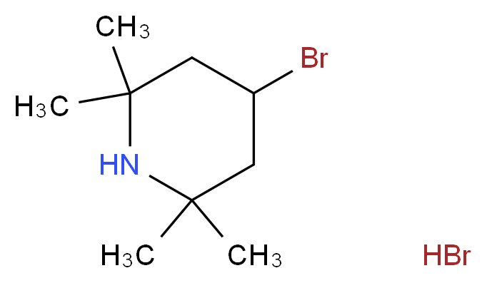 2,2,6,6-Tetramethyl-4-bromopiperidine, Hydrobromide_Molecular_structure_CAS_1920-00-9)