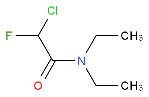 N,N-Diethyl chlorofluoroacetamide_Molecular_structure_CAS_364-94-3)