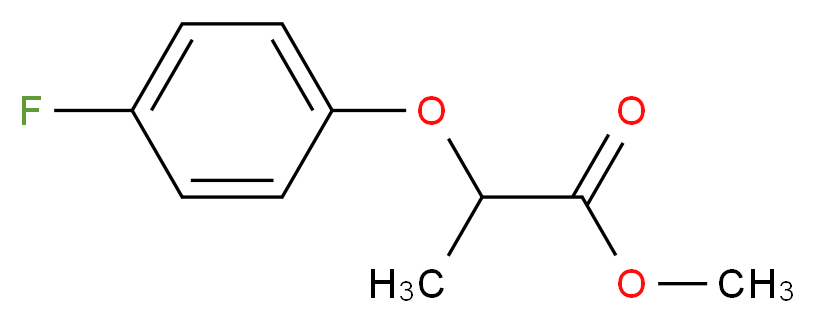 methyl 2-(4-fluorophenoxy)propanoate_Molecular_structure_CAS_)