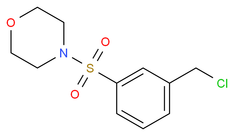 4-{[3-(chloromethyl)phenyl]sulfonyl}morpholine_Molecular_structure_CAS_)