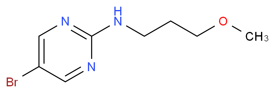 5-Bromo-2-(3-methoxypropylamino)pyrimidine_Molecular_structure_CAS_1189482-51-6)