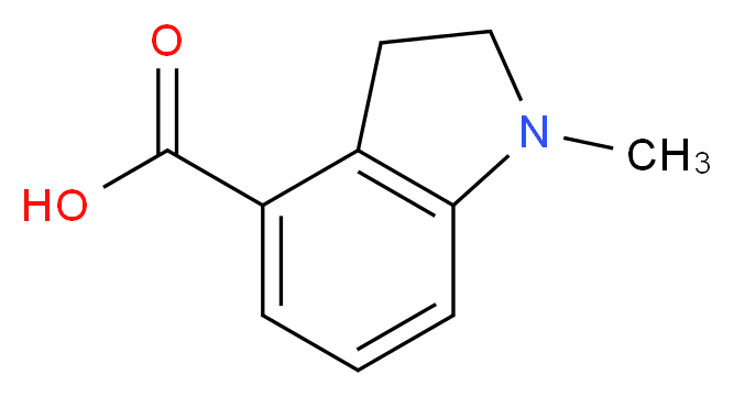 1-methylindoline-4-carboxylic acid_Molecular_structure_CAS_168899-63-6)