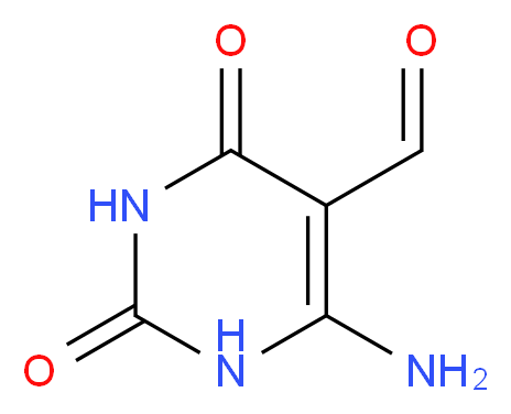 6-amino-2,4-dioxo-1,2,3,4-tetrahydropyrimidine-5-carbaldehyde_Molecular_structure_CAS_87166-64-1)