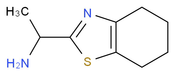 1-(4,5,6,7-tetrahydro-1,3-benzothiazol-2-yl)ethanamine_Molecular_structure_CAS_642929-73-5)