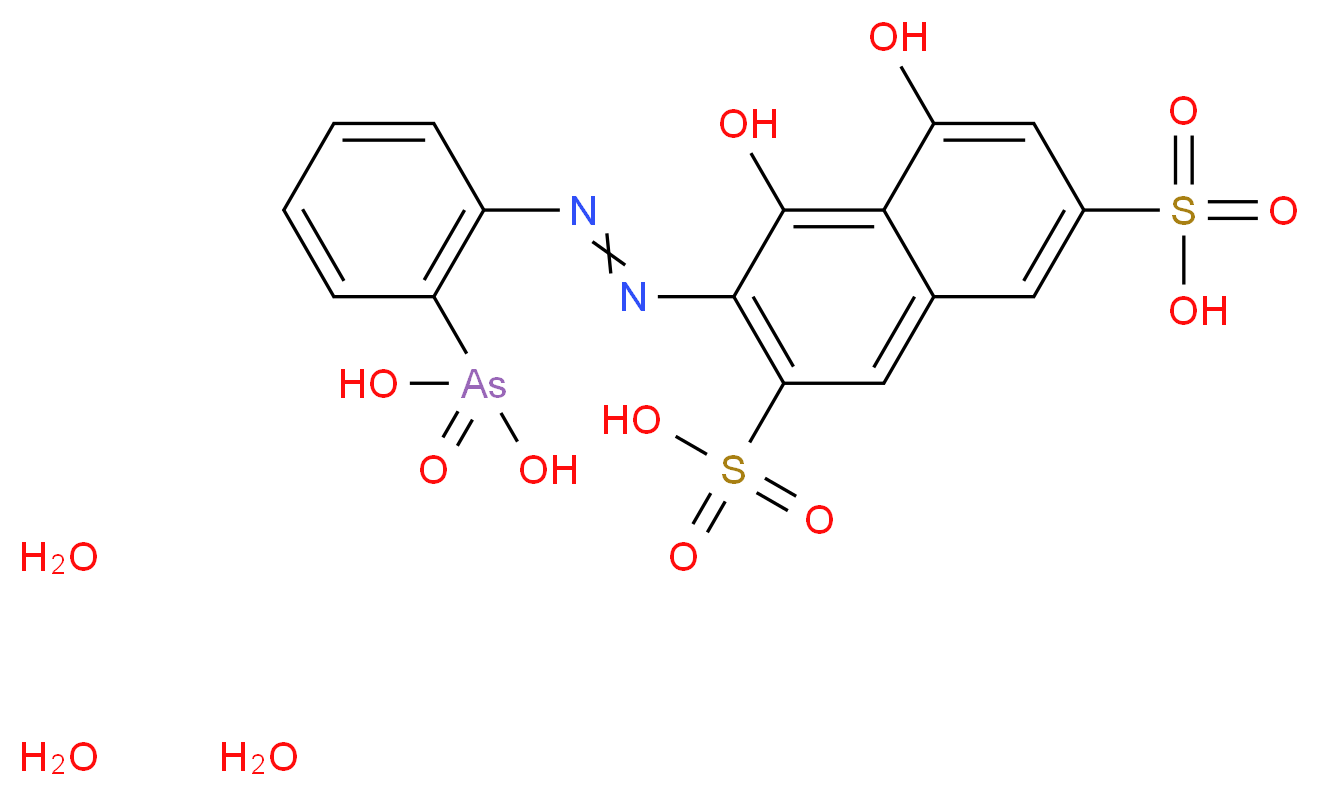 ARSENAZO I TRIHYDRATE_Molecular_structure_CAS_520-10-5)