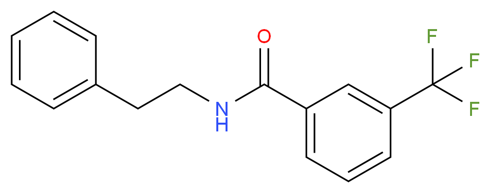 N-(2-Phenylethyl)-3-(trifluoromethyl)benzamide_Molecular_structure_CAS_)