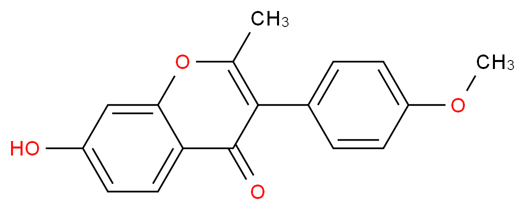 7-Hydroxy-3-(4-methoxyphenyl)-2-methyl-4H-chromen-4-one_Molecular_structure_CAS_13004-42-7)