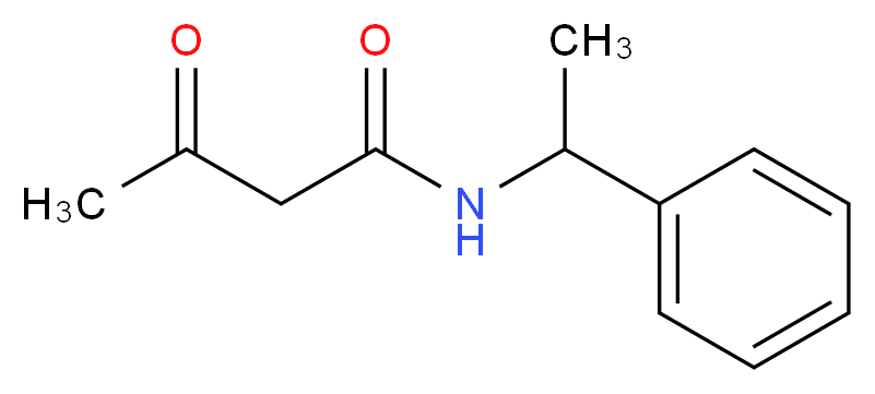 3-oxo-N-(1-phenylethyl)butanamide_Molecular_structure_CAS_85729-63-1)