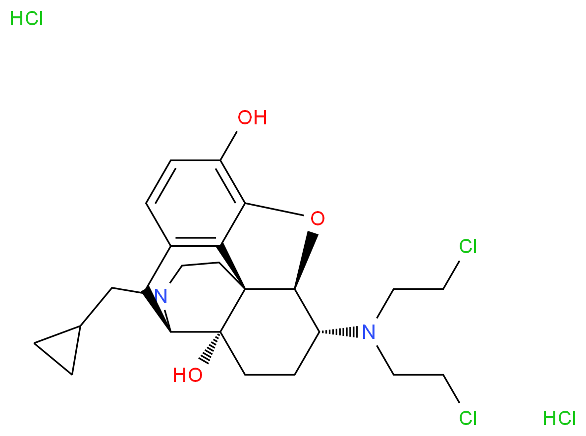 β-Chlornaltrexamine dihydrochloride_Molecular_structure_CAS_67025-98-3)