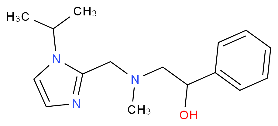 2-[[(1-isopropyl-1H-imidazol-2-yl)methyl](methyl)amino]-1-phenylethanol_Molecular_structure_CAS_)