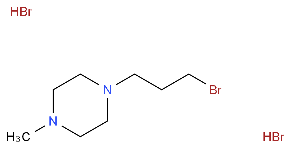 1-(3-Bromopropyl)-4-methylpiperazine dihydrobromide_Molecular_structure_CAS_5845-29-4)