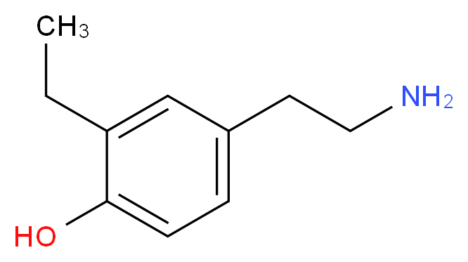 4-(2-aminoethyl)-2-ethylphenol_Molecular_structure_CAS_)