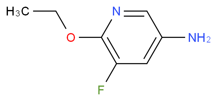 6-ETHOXY-5-FLUORO-PYRIDIN-3-YLAMINE_Molecular_structure_CAS_)