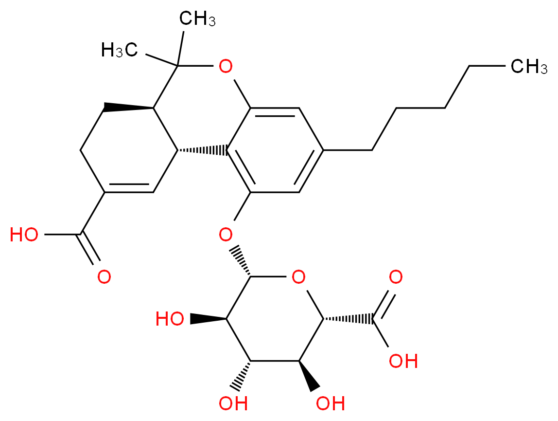 11-Δ9-Tetrahydro Cannabinol-9-carboxylic Acid β-D-Glucuronide_Molecular_structure_CAS_84376-63-6)