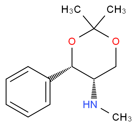 (4S,5S)-(+)-2,2-Dimethyl-5-methylamino-4-phenyl-1,3-dioxane_Molecular_structure_CAS_124686-47-1)