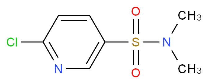 6-chloro-N,N-dimethylpyridine-3-sulfonamide_Molecular_structure_CAS_)