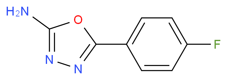 5-(4-Fluoro-phenyl)-[1,3,4]oxadiazol-2-ylamine_Molecular_structure_CAS_7659-07-6)