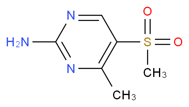 4-Methyl-5-(methylsulfonyl)pyrimidin-2-amine_Molecular_structure_CAS_)
