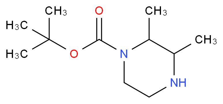 2,3-DIMETHYL-PIPERAZINE-1-CARBOXYLIC ACID TERT-BUTYL ESTER_Molecular_structure_CAS_886780-49-0)
