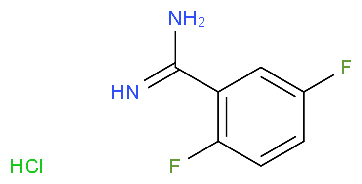 2,5-DIFLUORO-BENZAMIDINE HYDROCHLORIDE_Molecular_structure_CAS_885957-28-8)