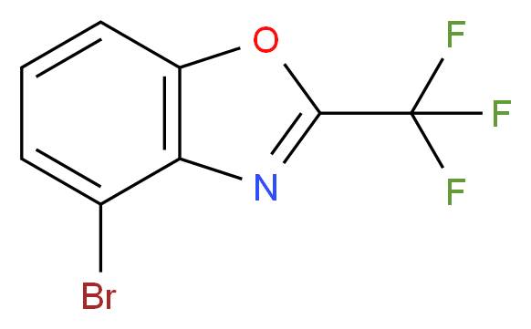 4-Bromo-2-(trifluoromethyl)-1,3-benzoxazole_Molecular_structure_CAS_)