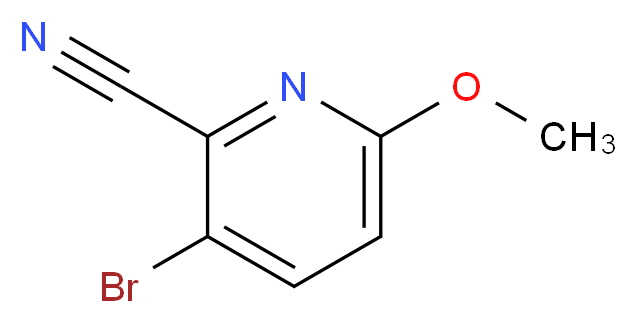 3-Bromo-6-methoxypicolinonitrile_Molecular_structure_CAS_1186637-43-3)