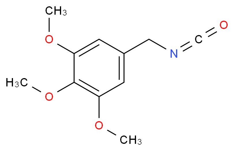 3,4,5-Trimethoxybenzyl isocyanate_Molecular_structure_CAS_351003-01-5)