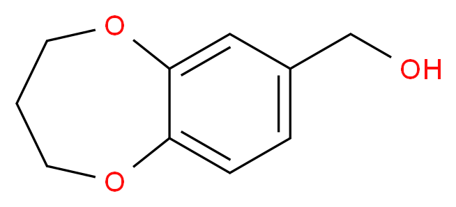 3,4-dihydro-2H-1,5-benzodioxepin-7-ylmethanol_Molecular_structure_CAS_62823-14-7)