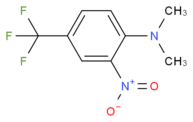 4-(Dimethylamino)-3-nitrobenzotrifluoride 97%_Molecular_structure_CAS_)