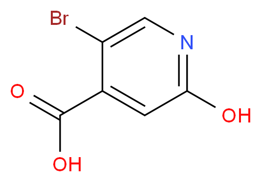 5-Bromo-2-hydroxyisonicotinic acid 97%_Molecular_structure_CAS_913836-16-5)