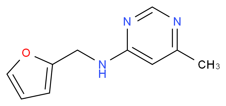 N-(furan-2-ylmethyl)-6-methylpyrimidin-4-amine_Molecular_structure_CAS_)