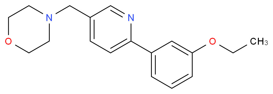4-{[6-(3-ethoxyphenyl)pyridin-3-yl]methyl}morpholine_Molecular_structure_CAS_)