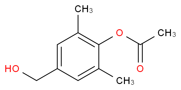 4-(hydroxymethyl)-2,6-dimethylphenyl acetate_Molecular_structure_CAS_915920-75-1)