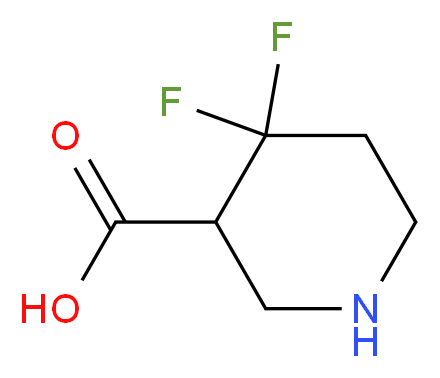 4,4-difluoropiperidine-3-carboxylic acid_Molecular_structure_CAS_)